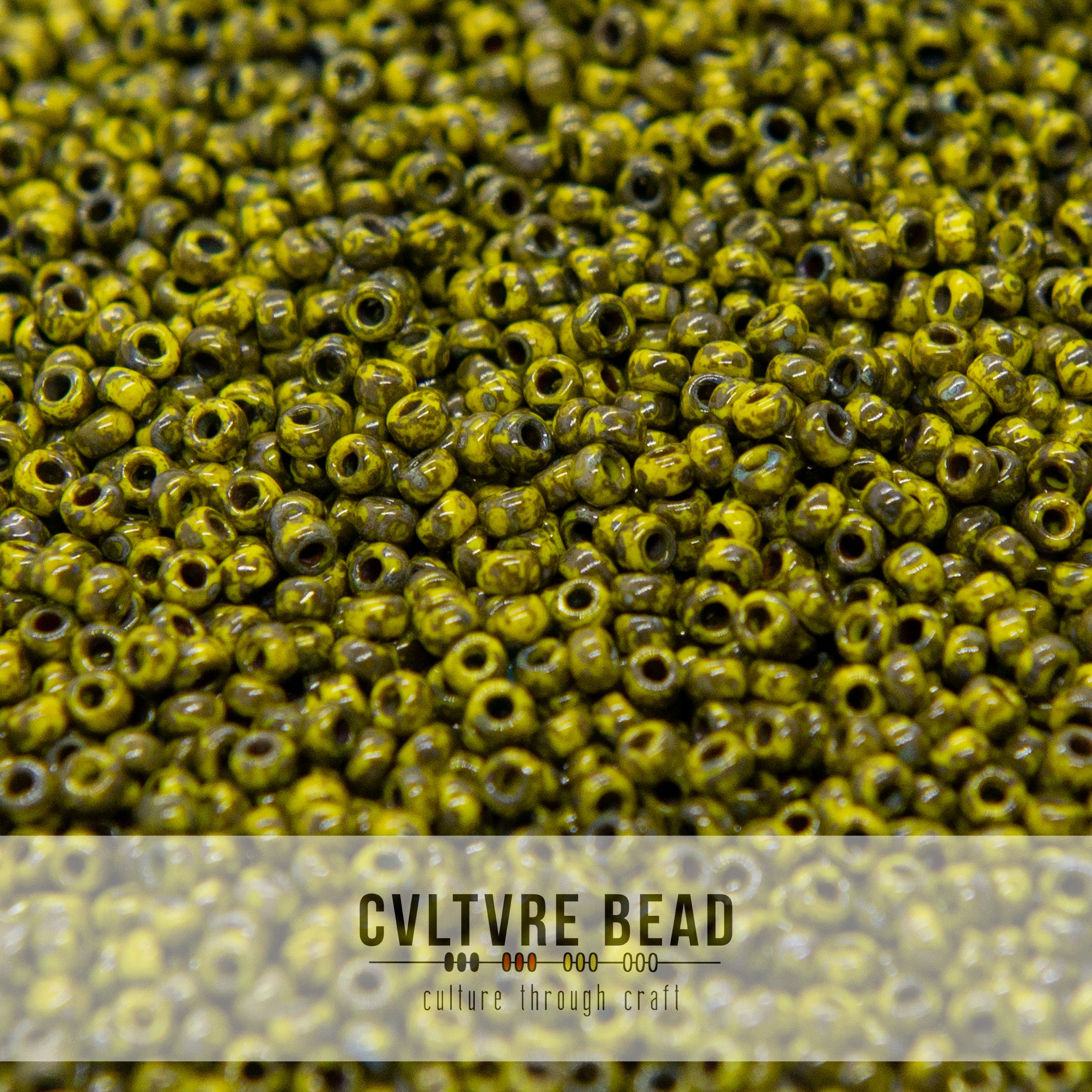 11/0 Picasso Op. Yellow  - 23g - Miyuki Seed Bead
